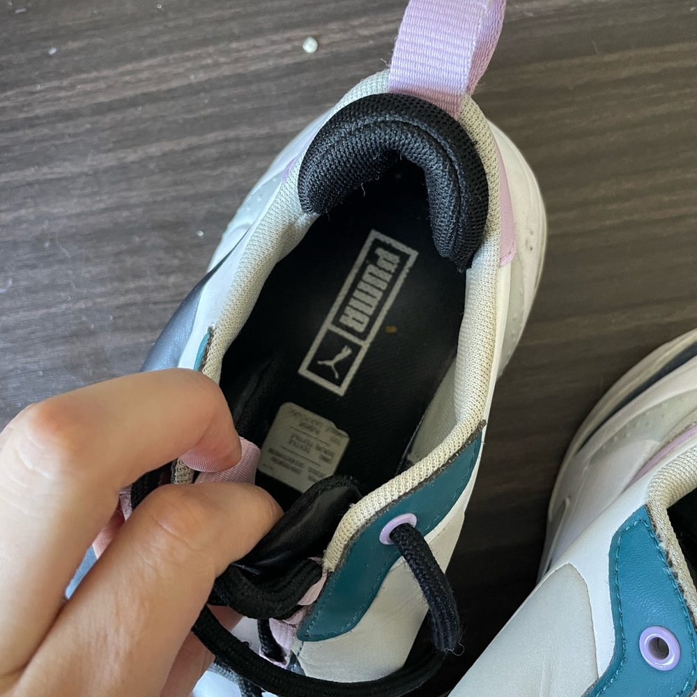 Puma shoes sneakers purple,white,blue - Picture 3 of 3